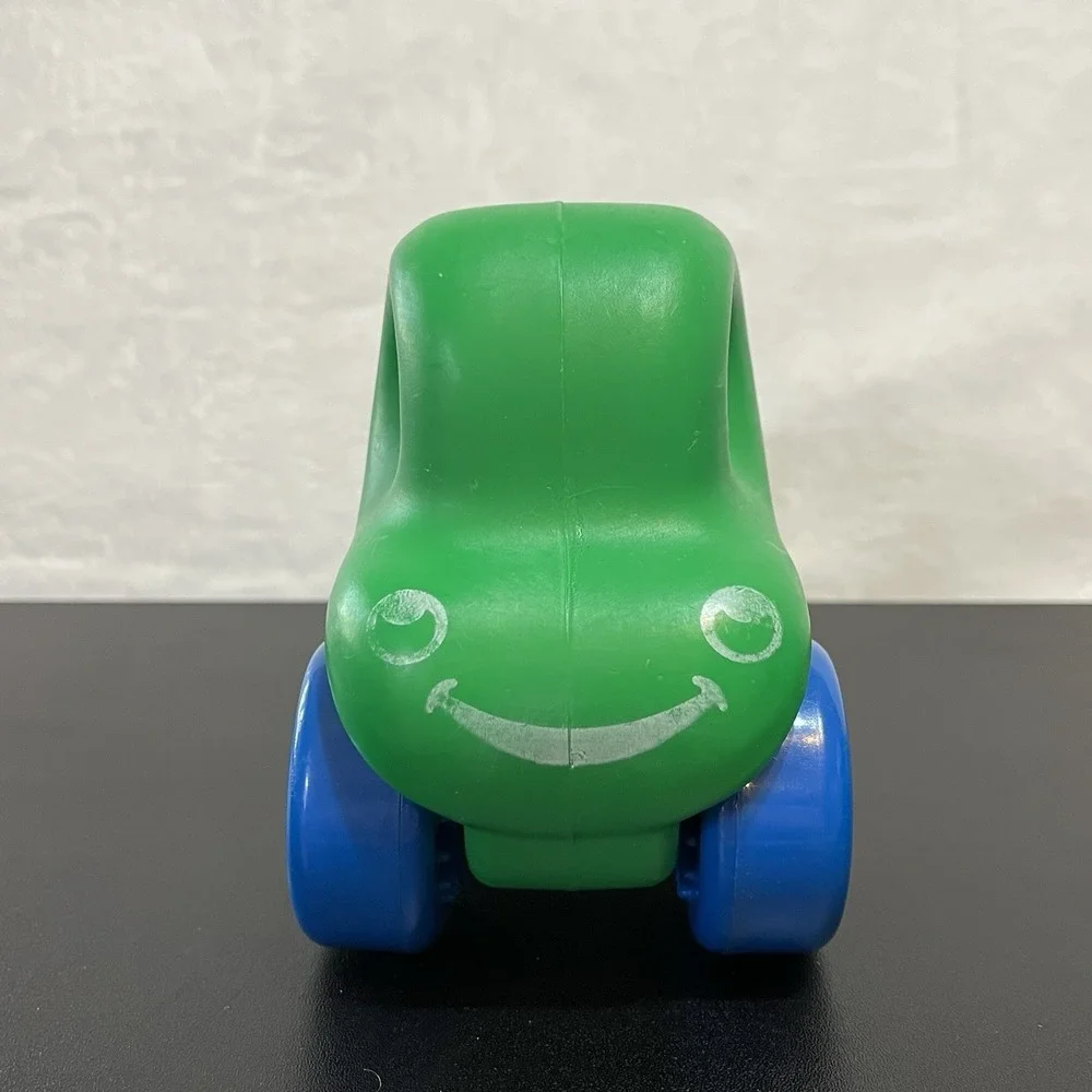Vintage Little Tikes Chunky Green Dump Truck 6